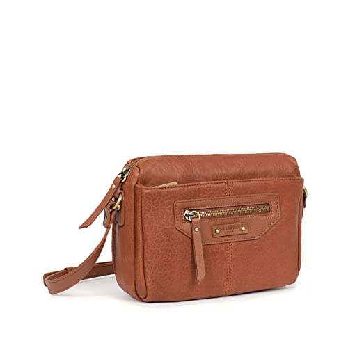 Hexagona Damen Ambroise Durchgehende Tasche, Rehbraun von Hexagona