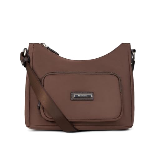 Hexagona Damen Axelle Tasche, Braun von Hexagona