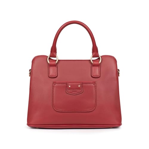 Hexagona Damen Praline Tasche, Karminrot von Hexagona