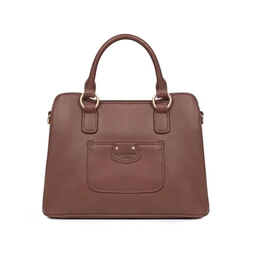 Hexagona Damen Praline Tasche, Rehbraun von Hexagona