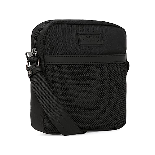 Hexagona Herren BOLSO Stofftasche, Schwarz von Hexagona