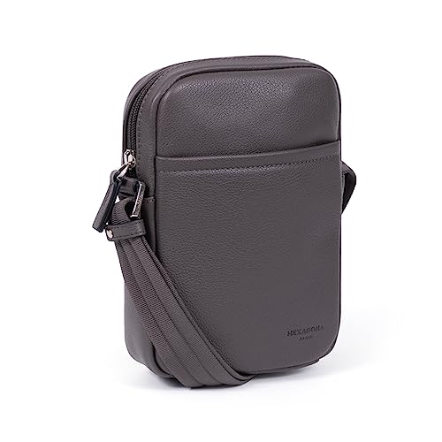 Hexagona Herren BOLSO Stofftasche, Taupe von Hexagona