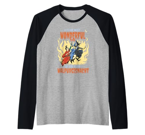 Gothic Damen Walpurgisnacht Okkulte Zauber-Sprüche Hexen Raglan Gothic Damen Walpurgisnacht Okkulte Zauber-Sprüche Hexen Raglan von Hexen Gothic Kleidung Damen Zubehör Geschenke