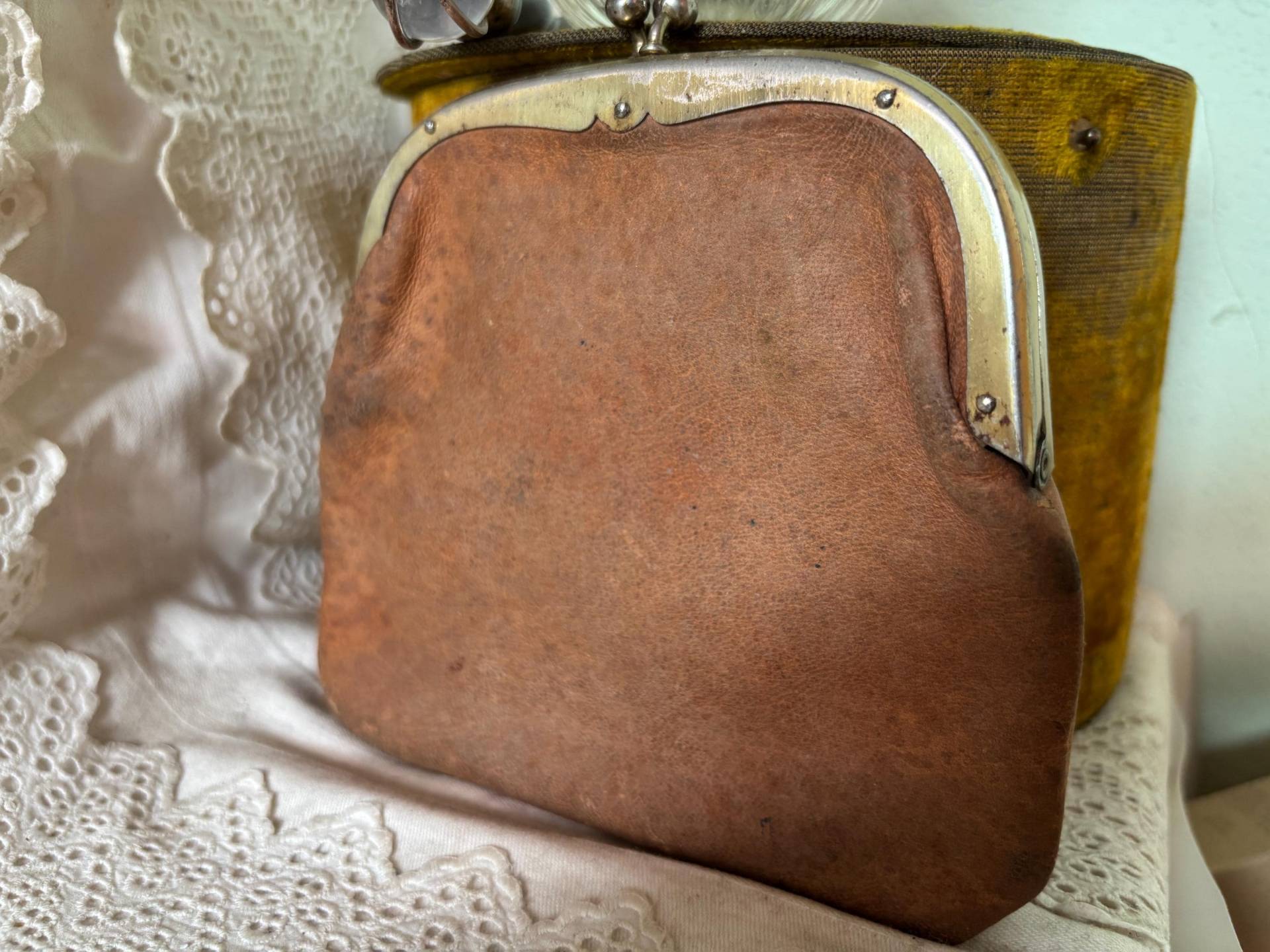 Clipverschluss Geldbeutel Mittelalter Markt Geldbörse Leder Vintage Clipverschluss Geldbeutel Mittelalter Markt Geldbörse Leder Vintage von HexenbesenShop