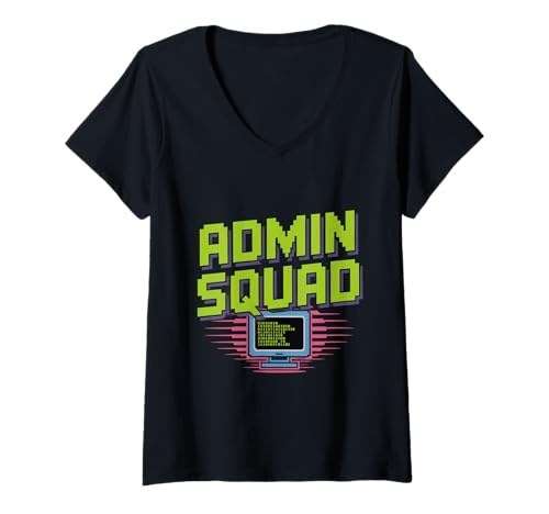 Damen Lustige Admin-Zitate Admins I'll Be There for You Admin Squad T-Shirt mit V-Ausschnitt Damen Lustige Admin-Zitate Admins I'll Be There for You Admin Squad T-Shirt mit V-Ausschnitt von Hey Admin I’ll Be There For You Admin Squad Shirt