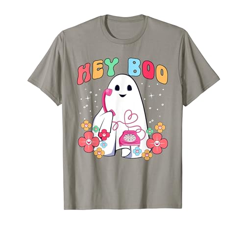 Groovy Hey Boo niedlicher Geist, lustig, Halloween, Herren, Damen, Kinder T-Shirt Groovy Hey Boo niedlicher Geist, lustig, Halloween, Herren, Damen, Kinder T-Shirt von Hey Boo Cute Ghost Funny Halloween Spooky Season