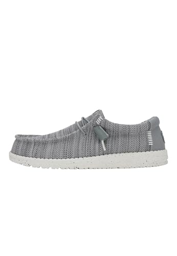HEYDUDE Wally Stretch Sox Herren - Slip-on Schuhe - Mokassin-Stil, Grey, 46 von HEYDUDE