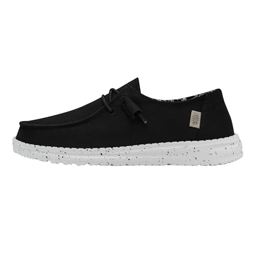 HEYDUDE Wendy Basic Damen - Slip on Flache Schuhe - Mokassin Stil, Black Odyssey, 38 von HEYDUDE
