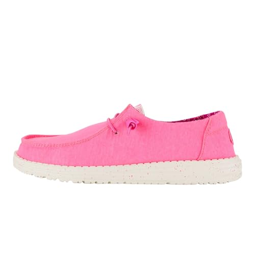 HEYDUDE Wendy Canvas Damen - Slip on Flache Schuhe - Mokassin Stil, Neon Pink, 38 HEYDUDE Wendy Canvas Damen - Slip on Flache Schuhe - Mokassin Stil, Neon Pink, 38 von Hey Dude