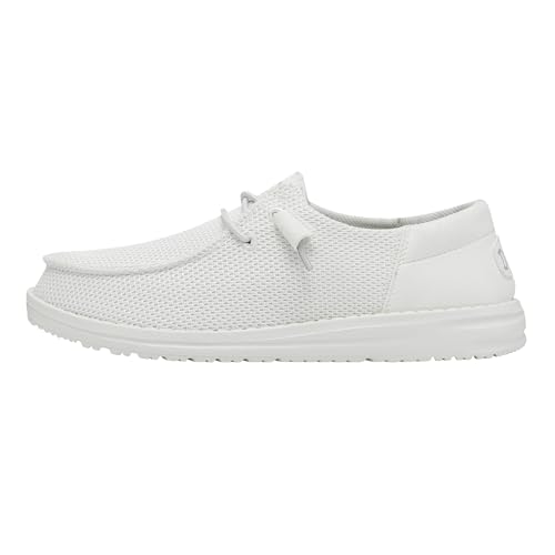 HEYDUDE Wendy Funk Mono Damen - Slip on flache Schuhe - Mokassin Stil, White, 38 von HEYDUDE