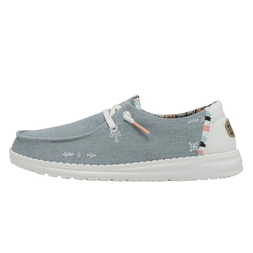 Hey Dude Damen Wendy Boho Moccasin, Light Denim, 42 EU von Hey Dude