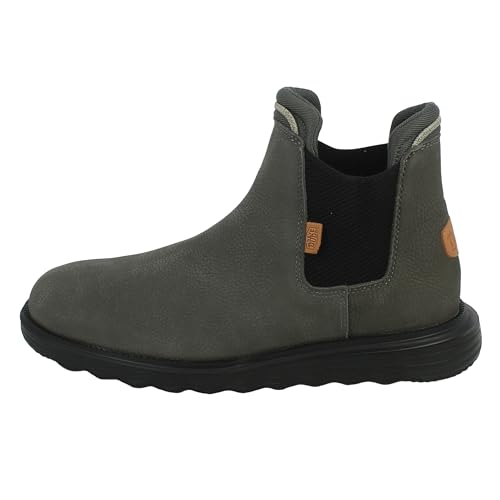 Hey Dude - Chelsea Branson Boot Craft Leather Grey, grau, 48 EU von Hey Dude