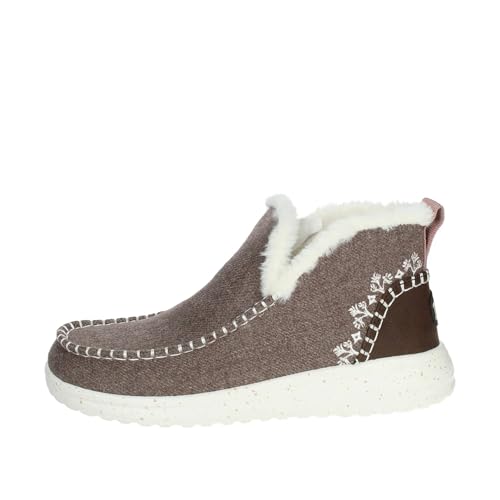 Hey Dude DENNY FAUX SHEARLING Brown 38 von Hey Dude