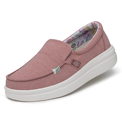 Hey Dude Damen Misty Rise Loafer Shoes, Dusty Pink, 42 EU von Hey Dude