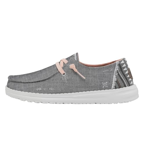 Hey Dude - Damen Wendy Boho Wendy Slip-On Schuhe, Grey, 38 EU von Hey Dude