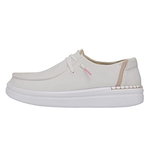 Hey Dude Damen Wendy Rise Mokassin, Blanco, 36.5 EU von Hey Dude