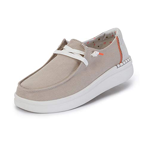 Hey Dude Damen Wendy Rise Mokassin, beige Sandshell, 36 EU von Hey Dude