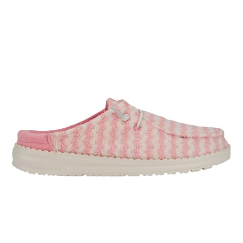 Hey Dude Damen Wendy Slip Terry Stripe Slipper, Pink/Weiß, 43 EU Hey Dude Damen Wendy Slip Terry Stripe Slipper, Pink/Weiß, 43 EU von Hey Dude