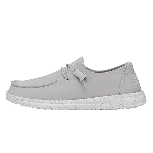 Hey Dude Damen Wendy Slub Canvas Moccasin, Hellgrau, 38 EU von Hey Dude