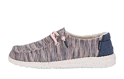 Hey Dude Damen Wendy Sox Hellrosa Größe 38 | Damenschuhe | Damen Schnürhalbschuhe | bequem & leicht, Helles Pink, 35.5 EU von Hey Dude