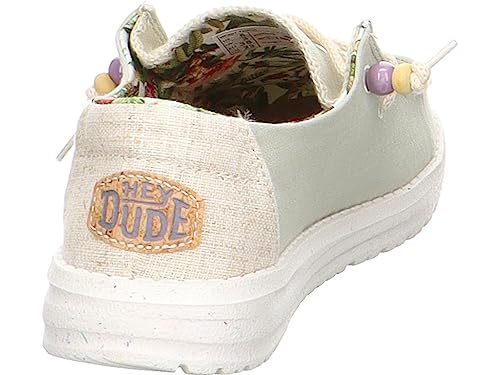 Hey Dude Damen Wendy Stretch | Damenschuhe | Damen Slip On Schuhe | Bequem & Leicht, Salbei, 44 EU von Hey Dude