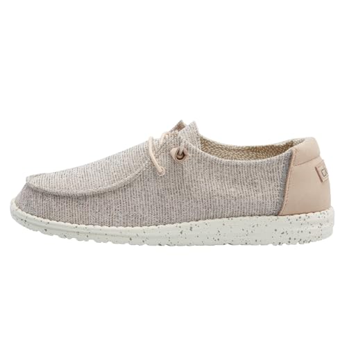 Hey Dude Wendy Canvas für Damen, Damenschuhe, Schnürhalbschuhe, bequem und leicht, Stretch Rose, 38 EU von Hey Dude