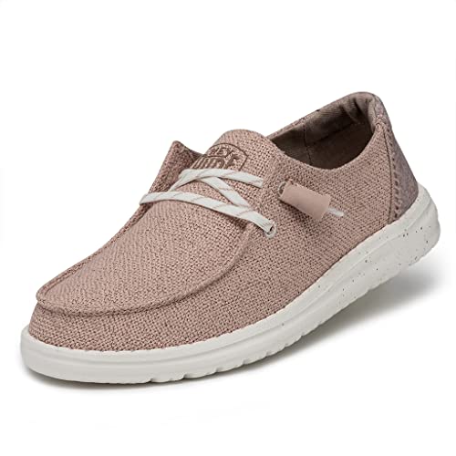 Hey Dude Damen Wendy Woven Moc Toe Shoes, Blush, 41 EU von Hey Dude