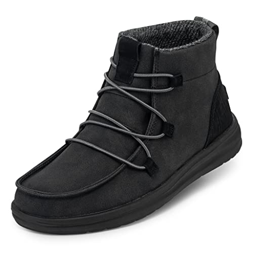 Hey Dude Eloise - Damenstiefel - Farbe Total Black - Stiefeletten im Mokassin-Stil - Größe 37 von Hey Dude