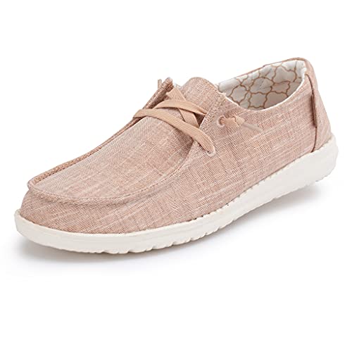 Hey Dude Wendy - Damenschuhe - Farbe Sparkling Rose Gold - Freizeitschuhe im Mokassin-Stil - Größe 37 von Hey Dude