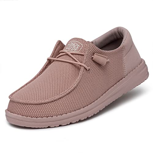 Hey Dude GEMÜTLICH Blucher SPORTLICH Damen Wendy Funk Mono Tejido ROSA Talla 38 von Hey Dude