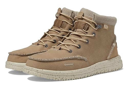 Hey Dude Herren Bradley Leather Fashion Boot, Wheat, 43 EU von HEYDUDE