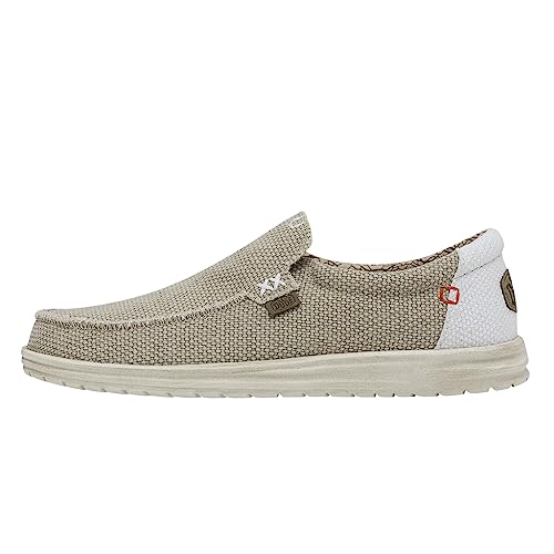 Hey Dude - Herren Mikka Braided Mikka Slip-On Schuhe, Off White, 40 EU von Hey Dude