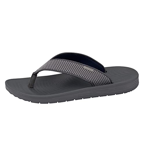 Hey Dude Herren Milo Flip Flops, Grey, 43 EU von Hey Dude