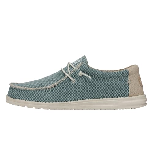 HEYDUDE Herren Wally Sox Slip-On Schuhe Mokassin Style, Aqua, 41 1/3 EU von Hey Dude