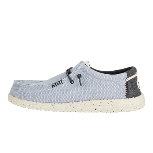 Hey Dude - Herren Wally Coastline Jute Wally Slip-On Schuhe, Stone White, 46 EU von Hey Dude