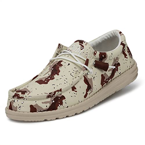 Hey Dude Herren Wally Ripstop Moc Toe Shoes, Desert Camo, 40 EU von Hey Dude