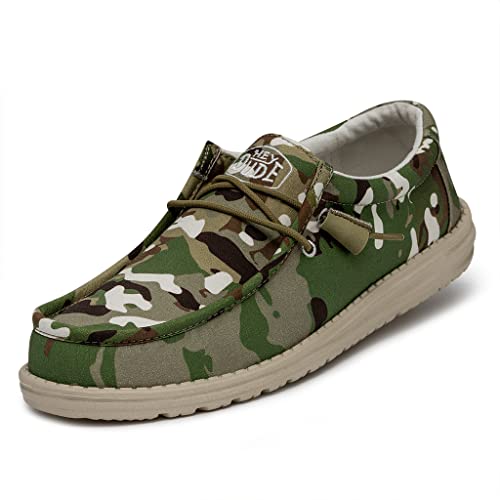 Hey Dude Herren Wally Ripstop Moc Toe Shoes, Multi Camo, 41 EU von Hey Dude