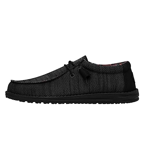 Hey Dude Herren Wally Sox Moc Toe Shoes, Jet Black, 41 EU von Hey Dude