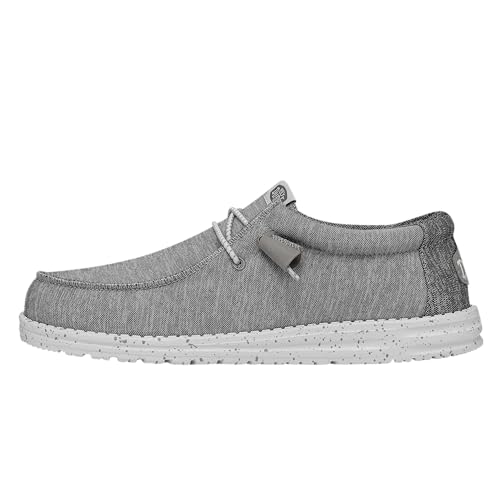 Hey Dude - Herren Wally Sport Knit Slip-On Schuhe, Grau, 43 EU von Hey Dude