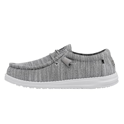 Hey Dude - Herren Wally Stretch Mix Wally Slip-On Schuhe, Granite, 42 EU von Hey Dude