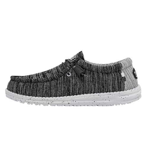 Hey Dude - Herren Wally Stretch Mix Wally Slip-On Schuhe, Meteorite, 40 EU von Hey Dude