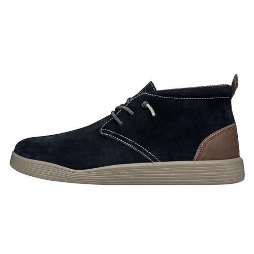 Hey Dude Jo Suede Leather Urbane Schuhe MannBlau Blau Hey Dude Jo Suede Leather Urbane Schuhe MannBlau Blau von HEYDUDE