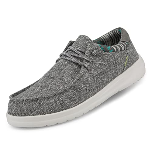 Hey Dude Paul - Herrenschuhe - Farbe Chambray Grey - Freizeitschuhe im Mokassin-Stil - Größe 41 von Hey Dude