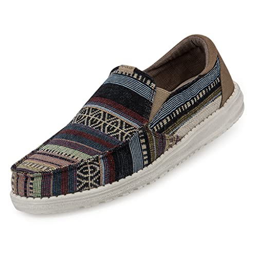 Hey Dude Thad - Herrenschuhe - Farbe Serape Stripe - Freizeitschuhe im Loafer-Stil - Größe 44 von Hey Dude