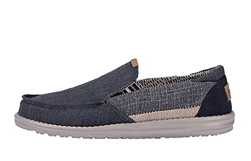 Hey Dude Thad - Mokassins Herren Schuhe - Chambray Ombre Blue - Komfort und Leichtigkeit - Ergonomische Memory-Foam-Sohle - Hausschuhe Herren - Design Italien und Kalifornien Größe EU 41 von Hey Dude