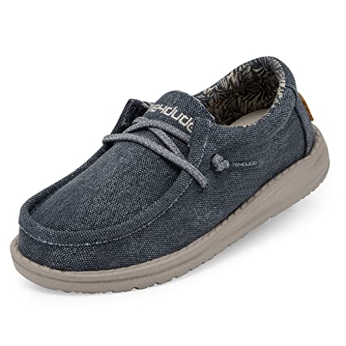 Hey Dude Wally Youth - Schuhe für Jungen - Farbe Blue - Freizeitschuhe im Mokassin-Stil - Größe 33 von Hey Dude