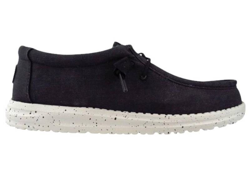 Hey Dude Wally Canvas black Schnürschuh von Hey Dude
