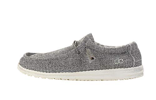 Hey Dude Wally Frontier – lässige Herrenschuhe – Leichter Komfort – ergonomische Einlegesohle aus Memory-Schaum – entworfen in Italien und Kalifornien, Stahl, 45 EU von Hey Dude