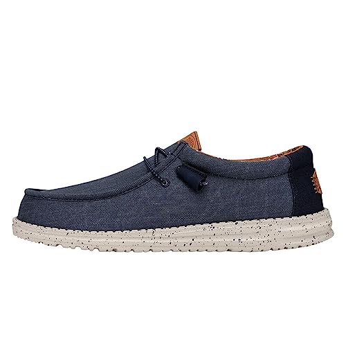 Hey Dude Wally Washed Canvas Urbane Schuhe MannBlau Blau von Hey Dude