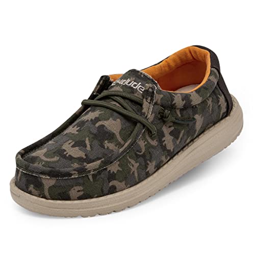 Hey Dude Wally Youth - Schuhe für Jungen - Farbe Musk Camodino - Freizeitschuhe im Mokassin-Stil - Größe 31 von Hey Dude